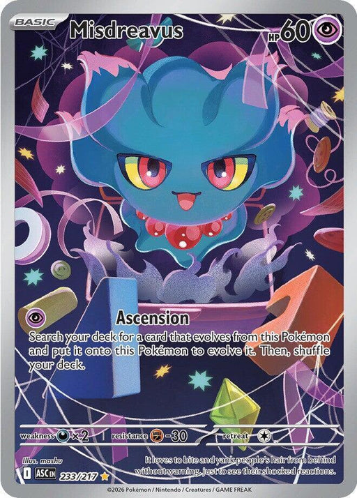 Misdreavus (233/217) [Mega Evolution: Ascended Heroes] - for just $2.30! 