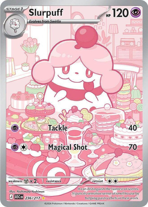 Slurpuff (236/217) [Mega Evolution: Ascended Heroes] - for just $3.85! 