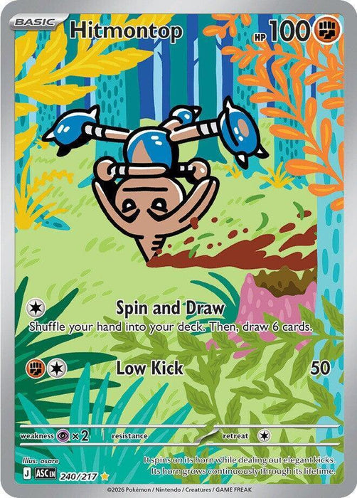 Hitmontop (240/217) [Mega Evolution: Ascended Heroes] - for just $2.80! 