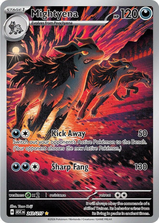 Mightyena (243/217) [Mega Evolution: Ascended Heroes] - for just $3.25! 