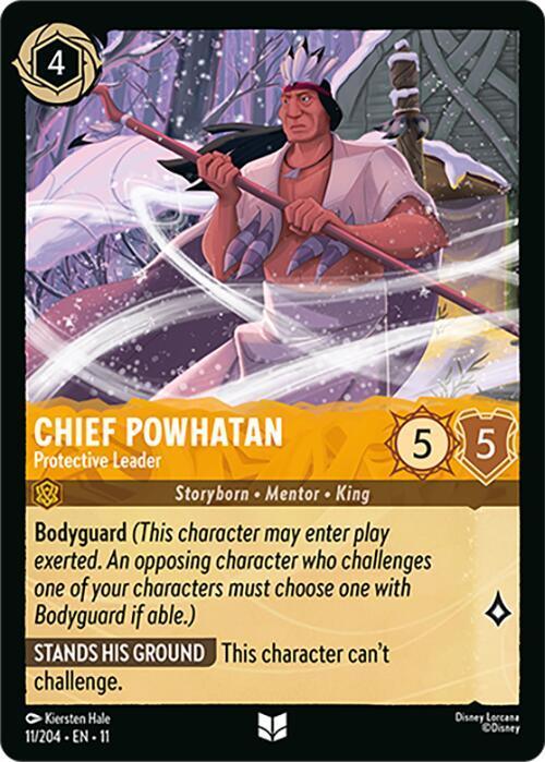 Chief Powhatan - Protective Leader (11/204) [Winterspell] - for just $0.10! 
