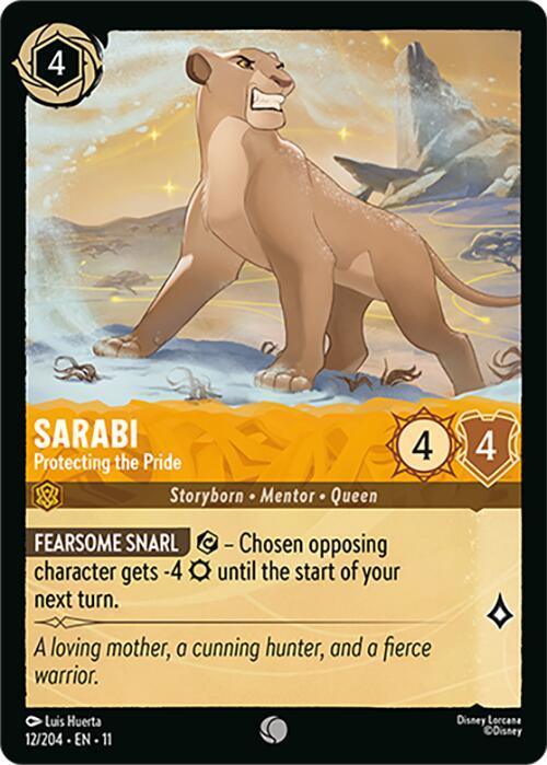 Sarabi - Protecting the Pride (12/204) [Winterspell] - for just $0.10! 