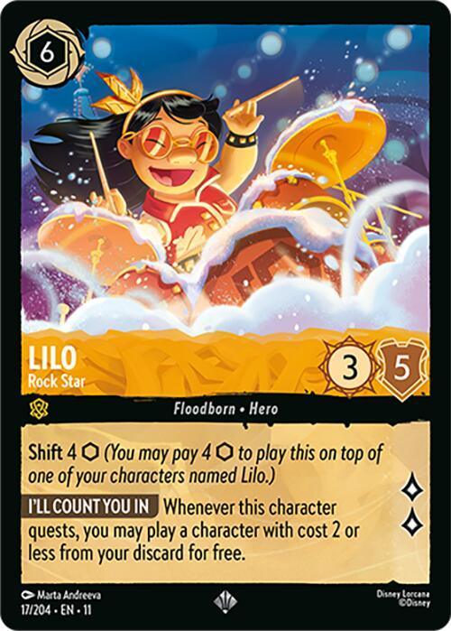 Lilo - Rock Star (17/204) [Winterspell] - for just $0.20! 