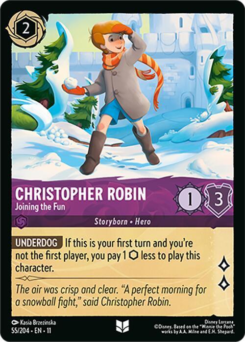 Christopher Robin - Joining the Fun (55/204) [Winterspell] - for just $0.10! 