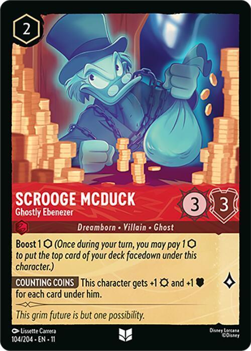Scrooge McDuck - Ghostly Ebenezer (104/204) [Winterspell] - for just $0.10! 