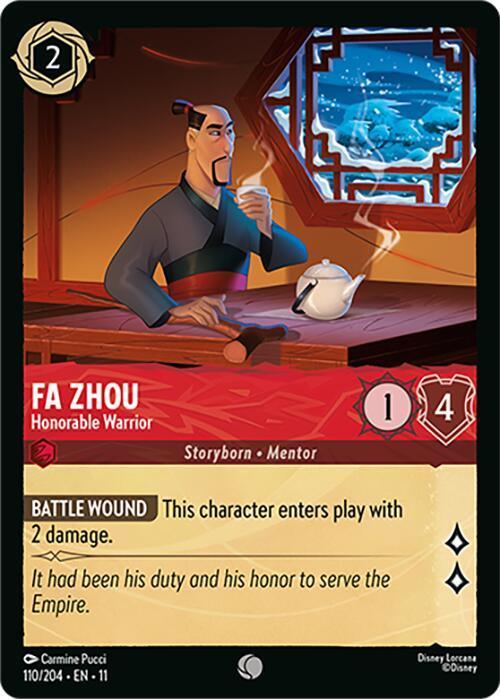 Fa Zhou - Honorable Warrior (110/204) [Winterspell] - for just $0.10! 