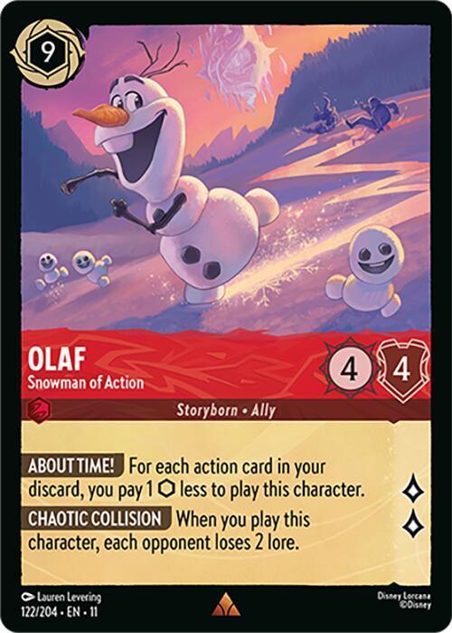 Olaf - Snowman of Action (122/204) [Winterspell] - for just $0.10! 