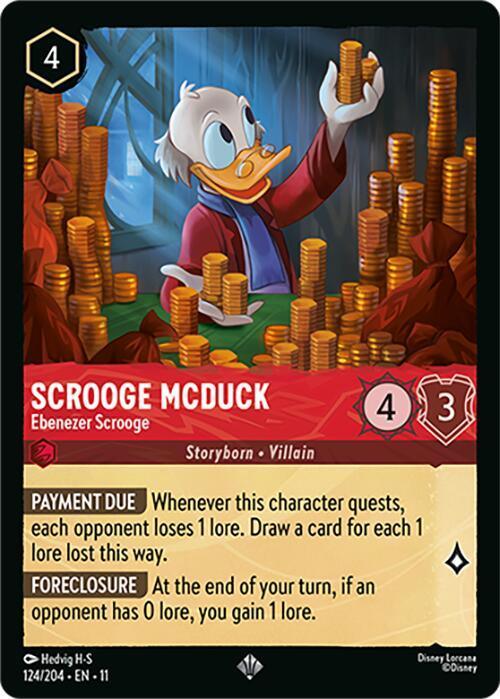 Scrooge McDuck - Ebenezer Scrooge (124/204) [Winterspell] - for just $0.10! 