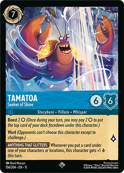 Tamatoa - Seeker of Shine (156/204) [Winterspell] - for just $0.10! 