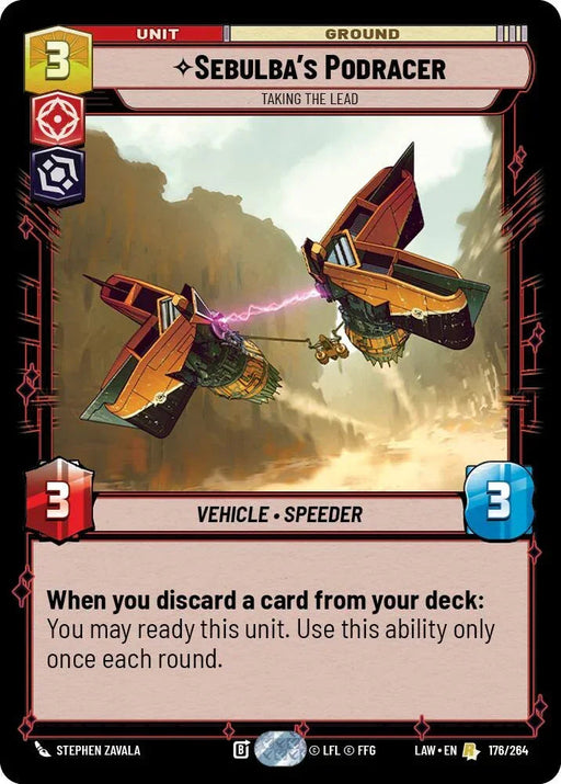 Sebulba's Podracer - Taking the Lead (176/264) (176/264) [A Lawless Time] - for just $0.30! 