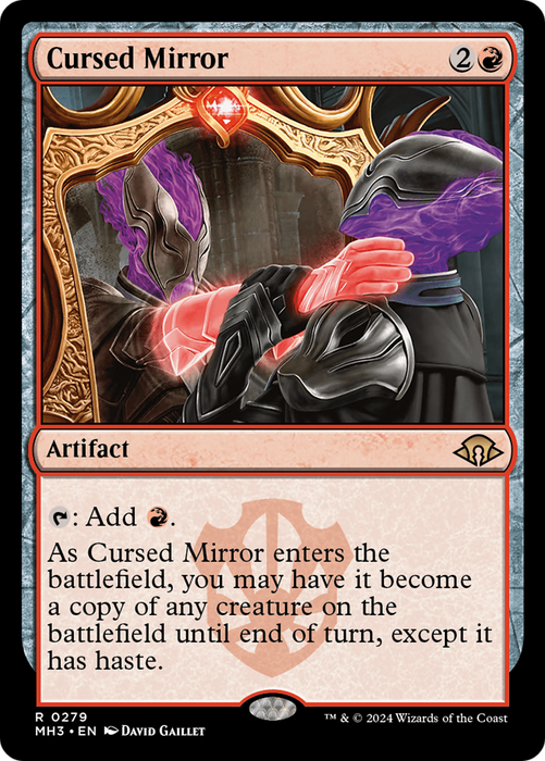 Cursed Mirror (MH3-279) - Modern Horizons 3 - for just $0.21! 