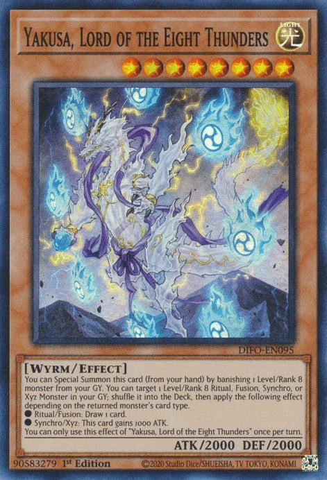 Yakusa, Lord of the Eight Thunders [DIFO-EN095] Super Rare - for just $0.10! 
