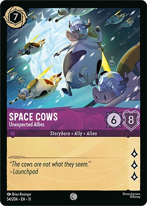 Space Cows - Unexpected Allies (54/204) [Winterspell] - for just $0.10! 