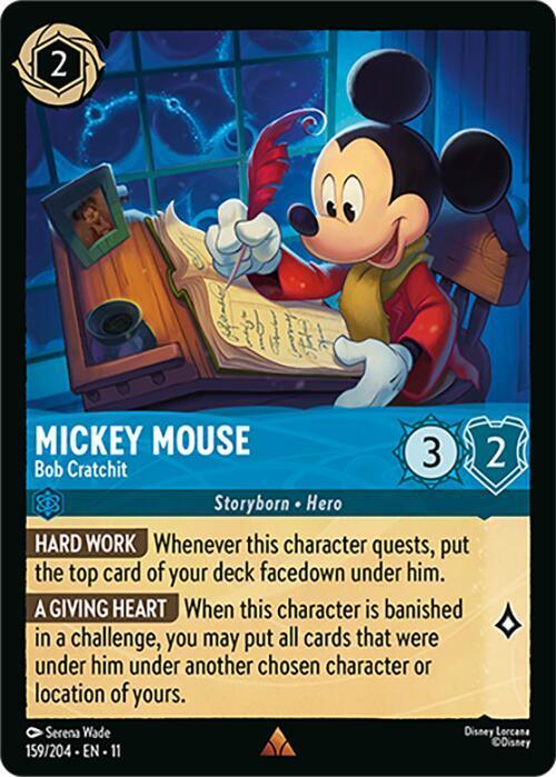 Mickey Mouse - Bob Cratchit (159/204) [Winterspell] - for just $0.10! 