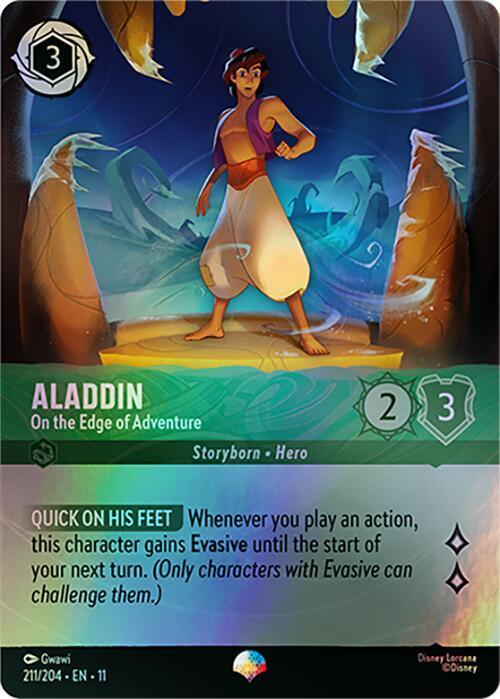 Aladdin - On the Edge of Adventure (Epic) (211/204) [Winterspell] - for just $1.25! 