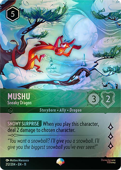 Mushu - Sneaky Dragon (Epic) (212/204) [Winterspell] - for just $1.45! 