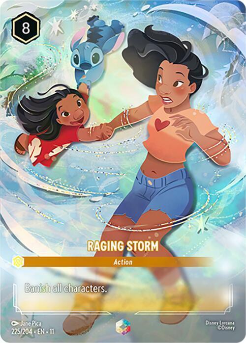 Raging Storm (Enchanted) (225/204) [Winterspell] - for just $69.55! 