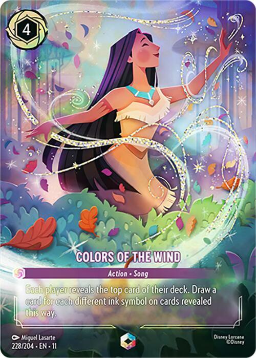 Colors of the Wind (Enchanted) (228/204) [Winterspell] - for just $58.80! 