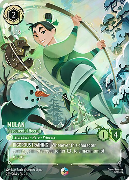 Mulan - Resourceful Recruit (Enchanted) (229/204) [Winterspell] - for just $41.40! 