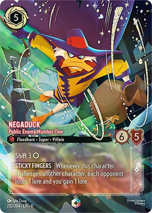 Negaduck - Public Enemy Number One (Enchanted) (232/204) [Winterspell] - for just $32.05! 