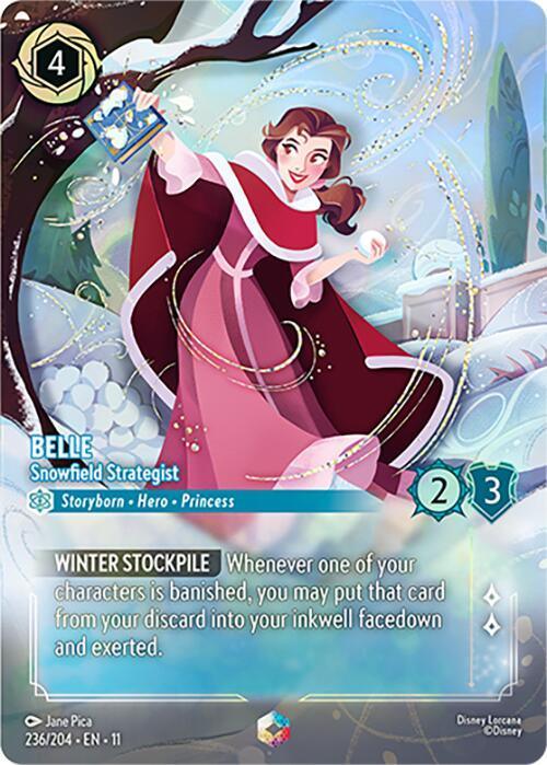 Belle - Snowfield Strategist (Enchanted) (236/204) [Winterspell] - for just $77.25! 