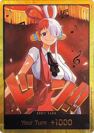 DON!! Card (Uta) (Gold) - Extra Booster: One Piece Heroines Edition Foil - for just $16.10! 