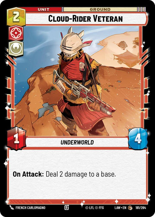 Cloud-Rider Veteran (181/264) (181/264) [A Lawless Time] - for just $0.10! 
