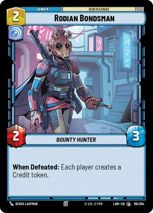Rodian Bondsman (116/264) (116/264) [A Lawless Time] - for just $0.10! 