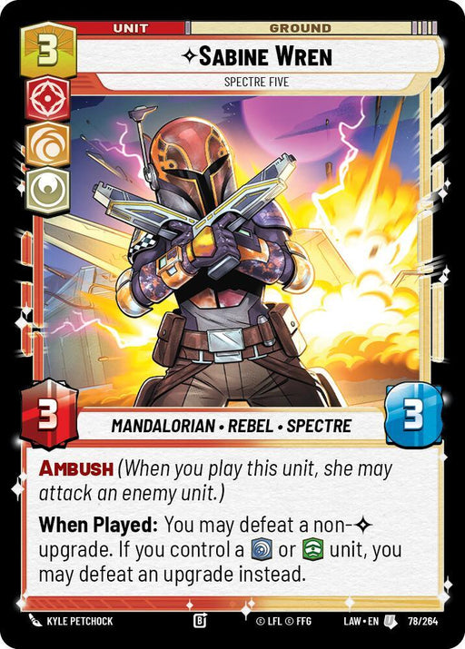 Sabine Wren - Spectre Five (78/264) (78/264) [A Lawless Time] - for just $0.15! 