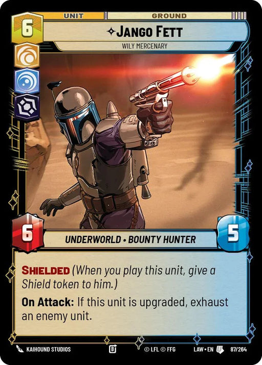 Jango Fett - Wily Mercenary (87/264) (87/264) [A Lawless Time] - for just $0.10! 