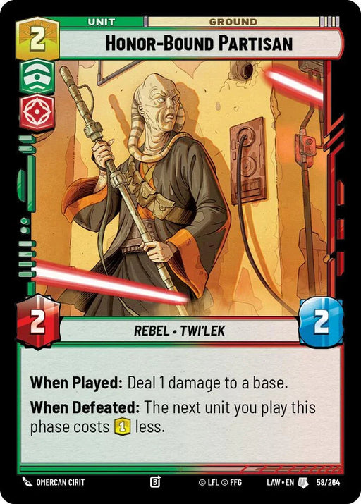 Honor-Bound Partisan (58/264) (58/264) [A Lawless Time] - for just $0.10! 
