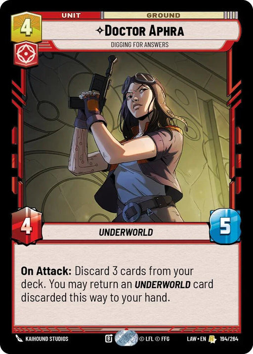 Doctor Aphra - Digging for Answers (194/264) (194/264) [A Lawless Time] - for just $0.20! 