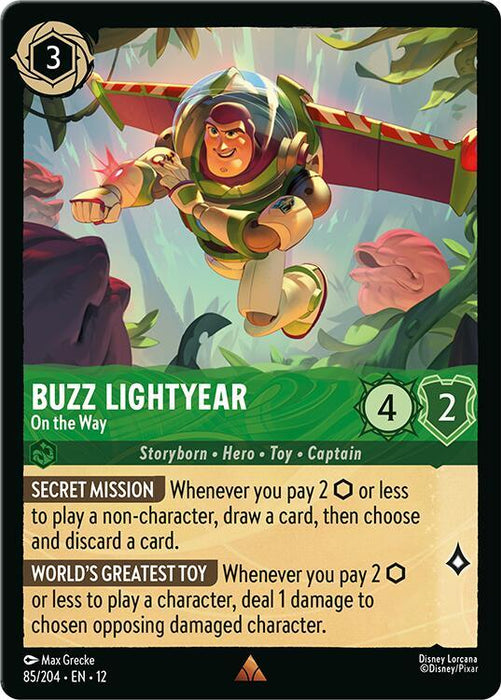 Buzz Lightyear - On the Way (85/204) [Wilds Unknown] - for just $0.10! 