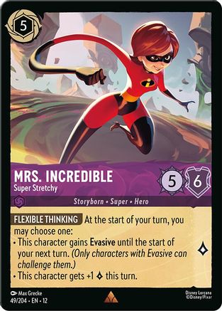 Mrs. Incredible - Super Stretchy (49/204) - Wilds Unknown Cold Foil - for just $0.35! 