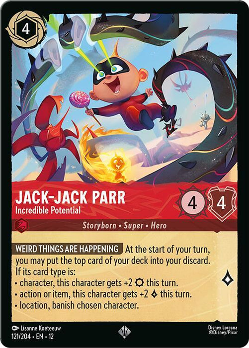 Jack-Jack Parr - Incredible Potential (121/204) [Wilds Unknown] - for just $0.15! 