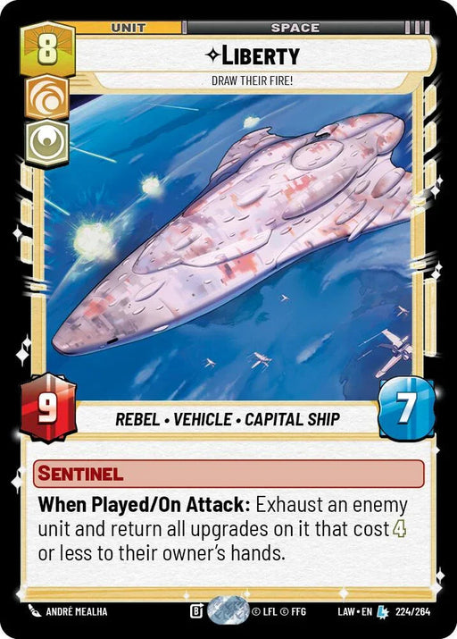 Liberty - Draw Their Fire! (224/264) (224/264) [A Lawless Time] - for just $10.20! 