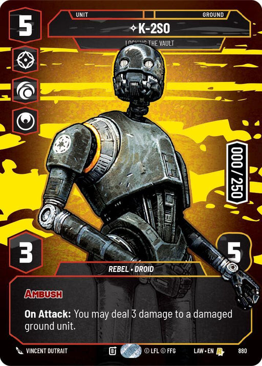 K-2S0 - Locking the Vault (Serialized) (880) (880) [A Lawless Time] - for just $199! 
