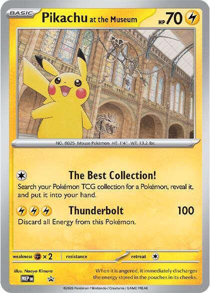 Pikachu at the Museum [Mega Evolution Promo] - for just $24.50! 