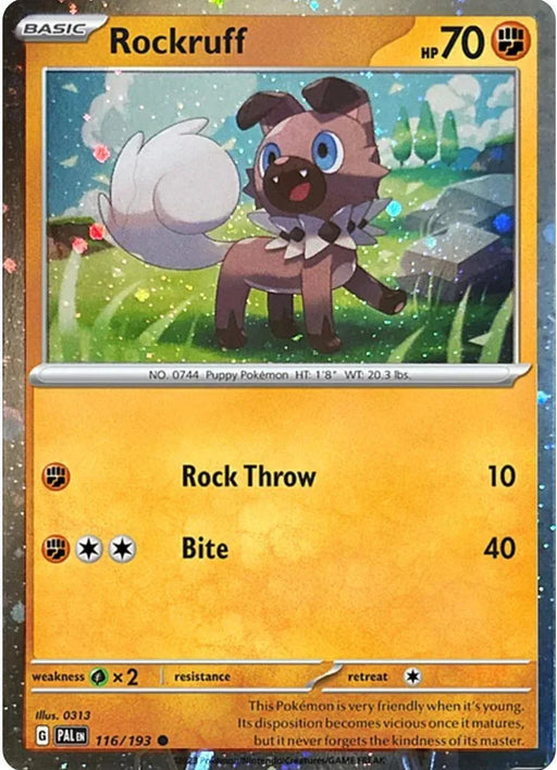 Rockruff (116/193) (Cosmos Holo) [Scarlet & Violet: Black Star Promos] - for just $0.80! 