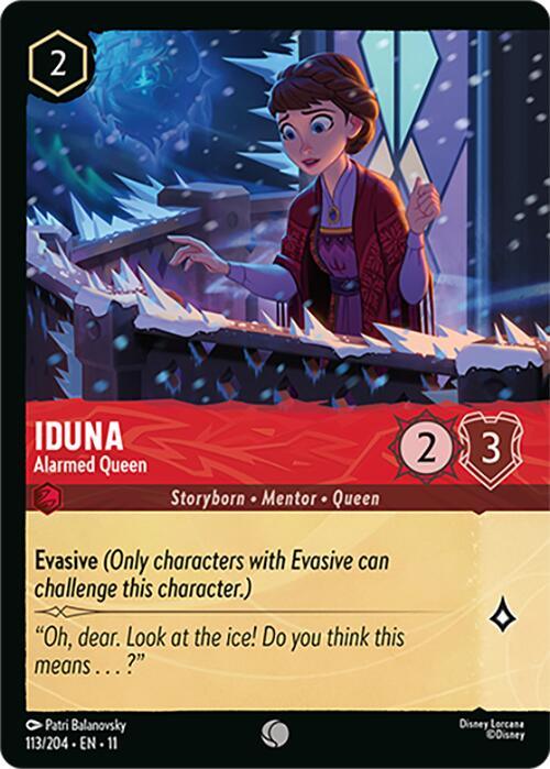 Iduna - Alarmed Queen (Foil) (113/204) [Winterspell] - for just $0.10! 
