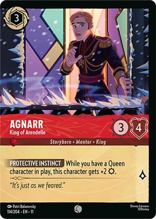 Agnarr - King of Arendelle (Foil) (114/204) [Winterspell] - for just $0.15! 