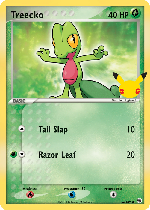 Treecko (76/109) [First Partner Pack] - for just $0.80! 