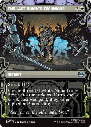 The Last Ronin's Technique (Showcase) (TMT-223) - Teenage Mutant Ninja Turtles Foil - for just $0.10! 