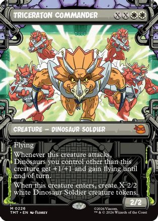 Triceraton Commander (Showcase) (TMT-226) - Teenage Mutant Ninja Turtles Foil - for just $1.41! 