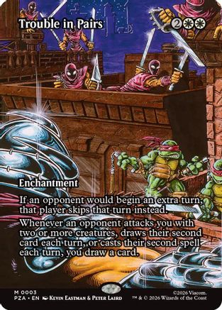 Trouble in Pairs (Borderless) (PZA-003) - Teenage Mutant Ninja Turtles Eternal-Legal - for just $4.83! 