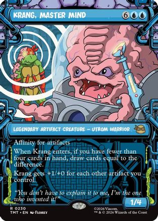 Krang, Master Mind (Showcase) (TMT-230) - Teenage Mutant Ninja Turtles Foil - for just $0.87! 