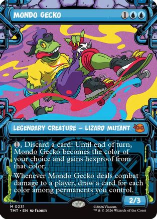 Mondo Gecko (Showcase) (TMT-231) - Teenage Mutant Ninja Turtles Foil - for just $0.71! 