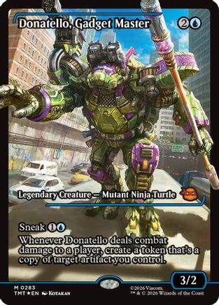 Donatello, Gadget Master (Showcase) (TMT-283) - Teenage Mutant Ninja Turtles Foil - for just $3.88! 