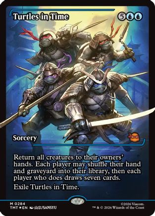Turtles in Time (Showcase) (TMT-284) - Teenage Mutant Ninja Turtles Foil - for just $5.16! 