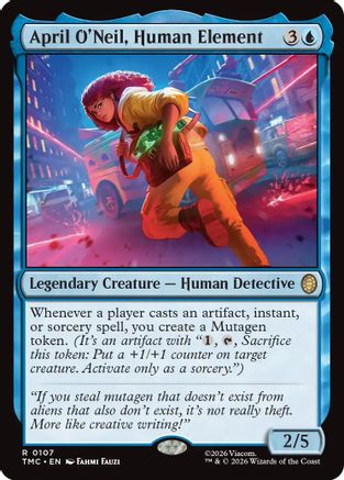 April O'Neil, Human Element (TMC-107) - Commander: Teenage Mutant Ninja Turtles - for just $2.32! 